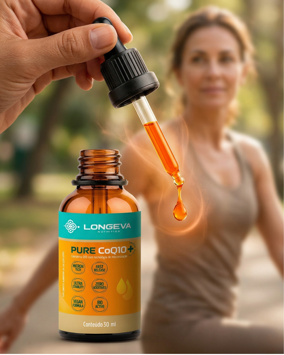Pure Coq10 - Coenzima Q10 em gotas (30 ml)
