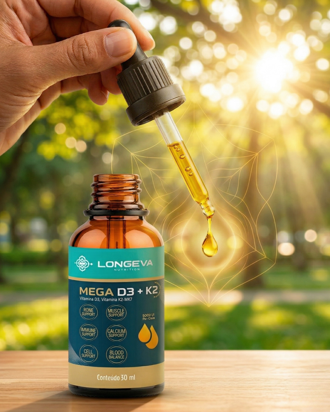 Mega D3 com K2 (30 ml)