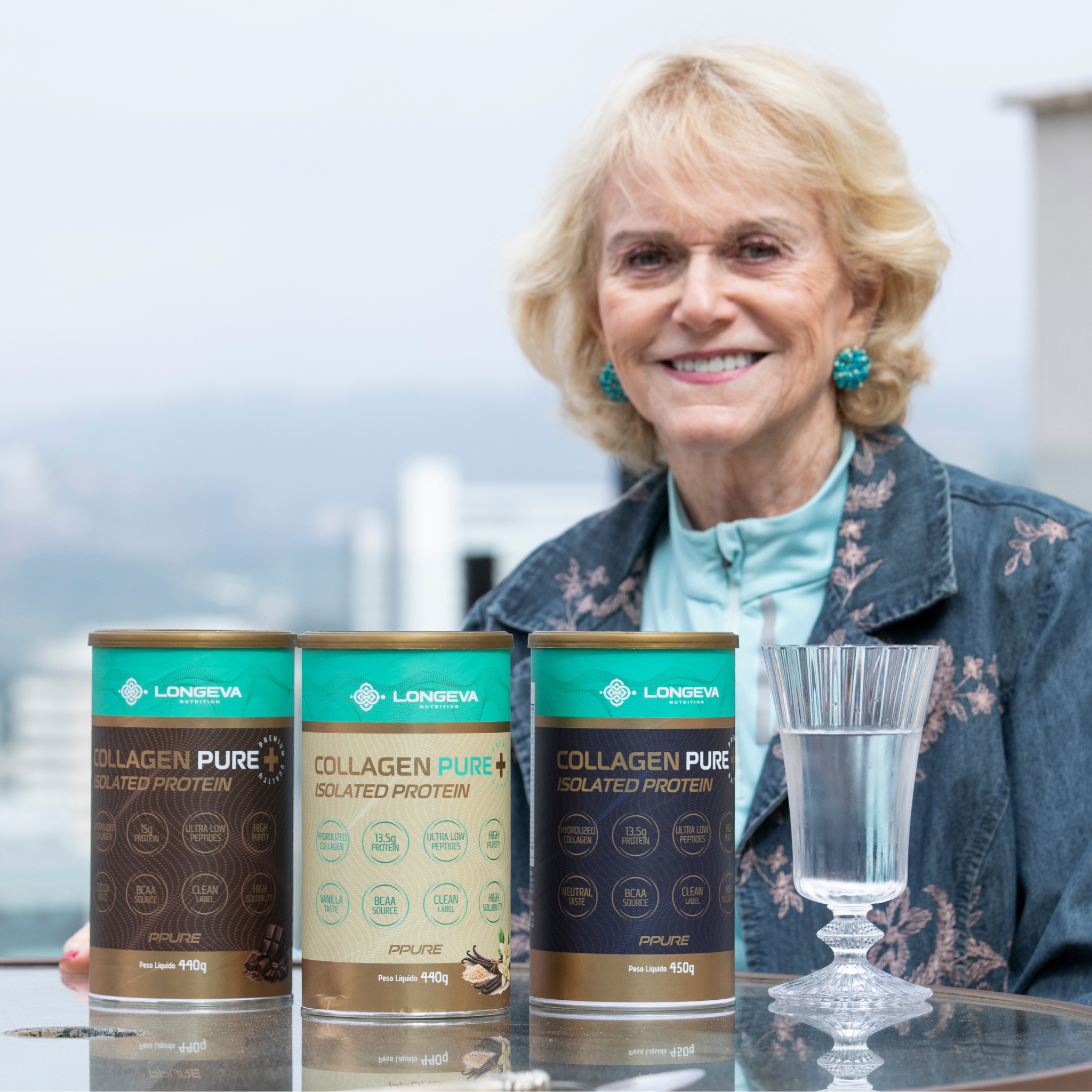 Collagen Pure em Peptídeos Sabor Baunilha (440 Gramas) - Proteína de Colágeno