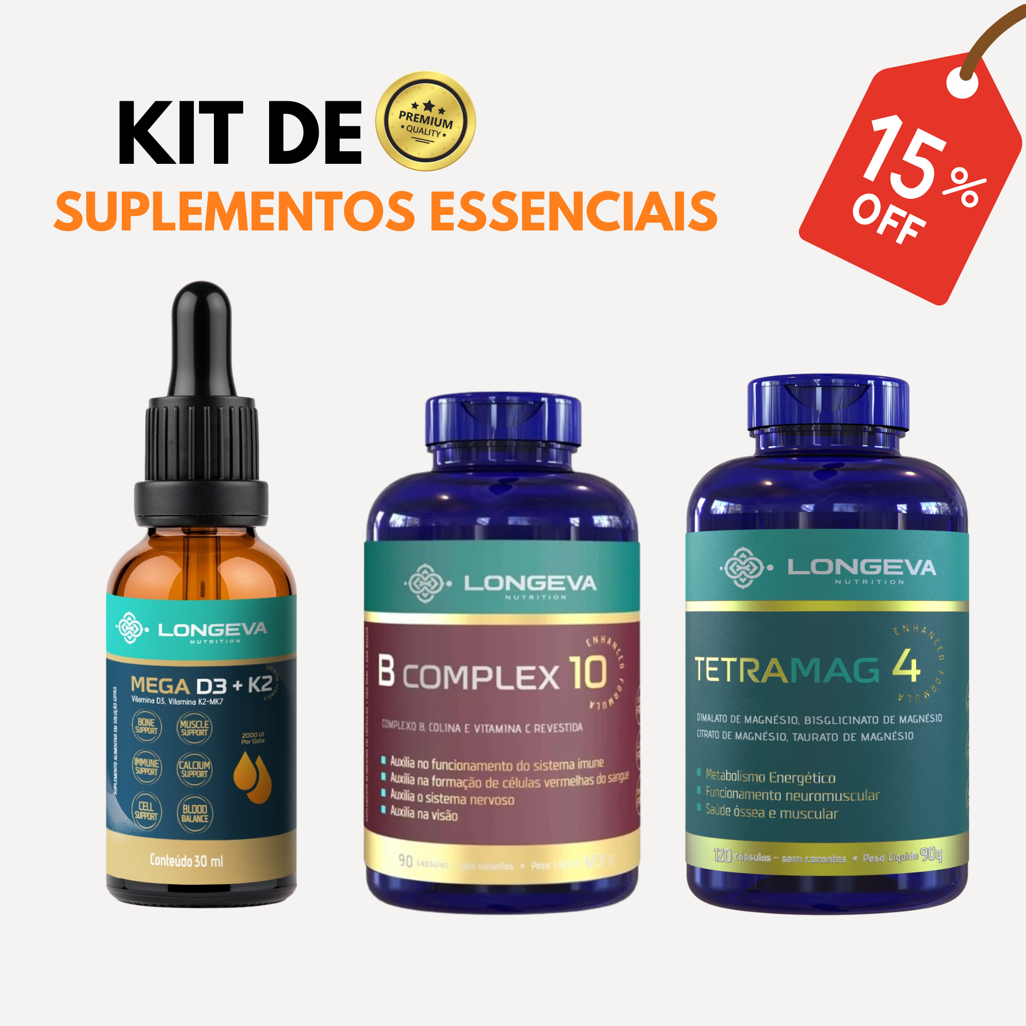 Kit de Suplementos Essenciais