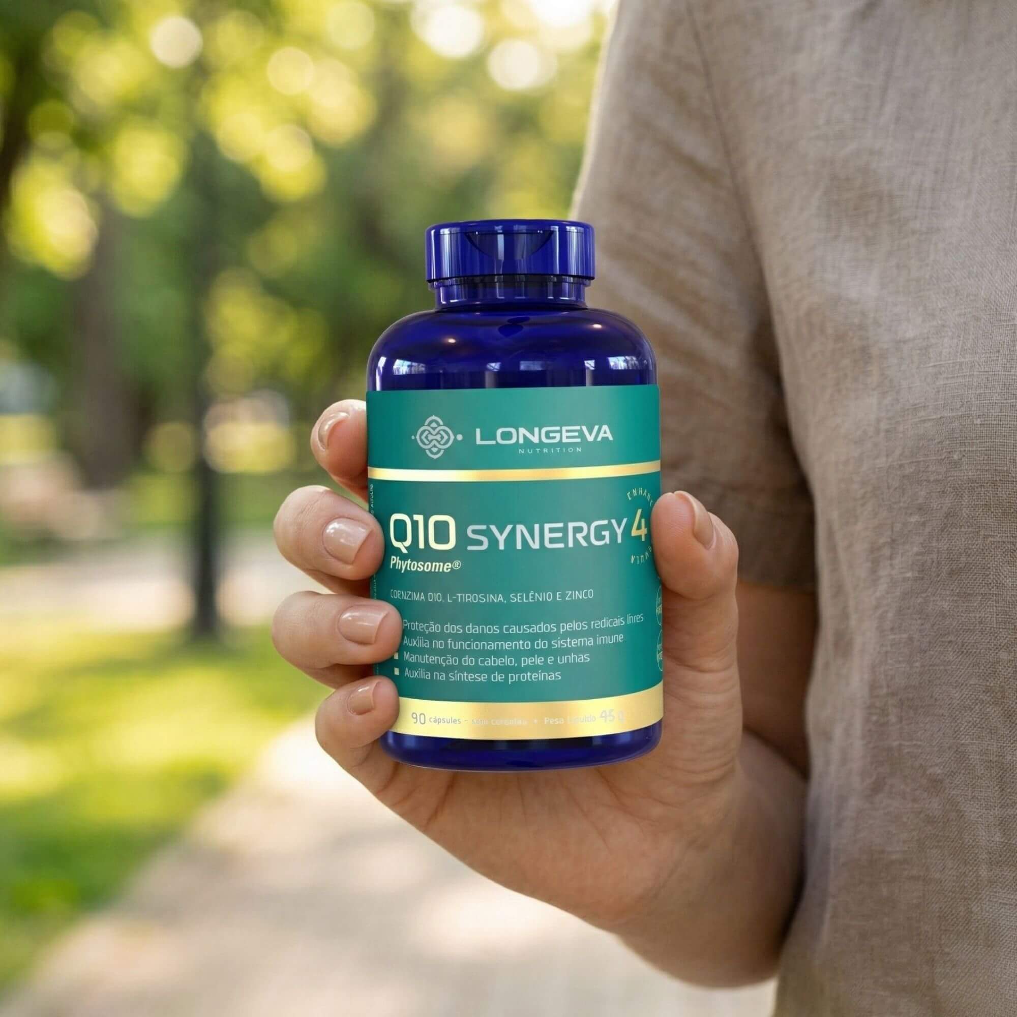 Q10 Synergy Phytosome - Booster Mitocondrial (90 Cápsulas)