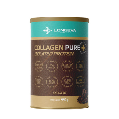 Collagen Pure Protein Sabor Cacau (440 Gramas) - Proteína de Colágeno