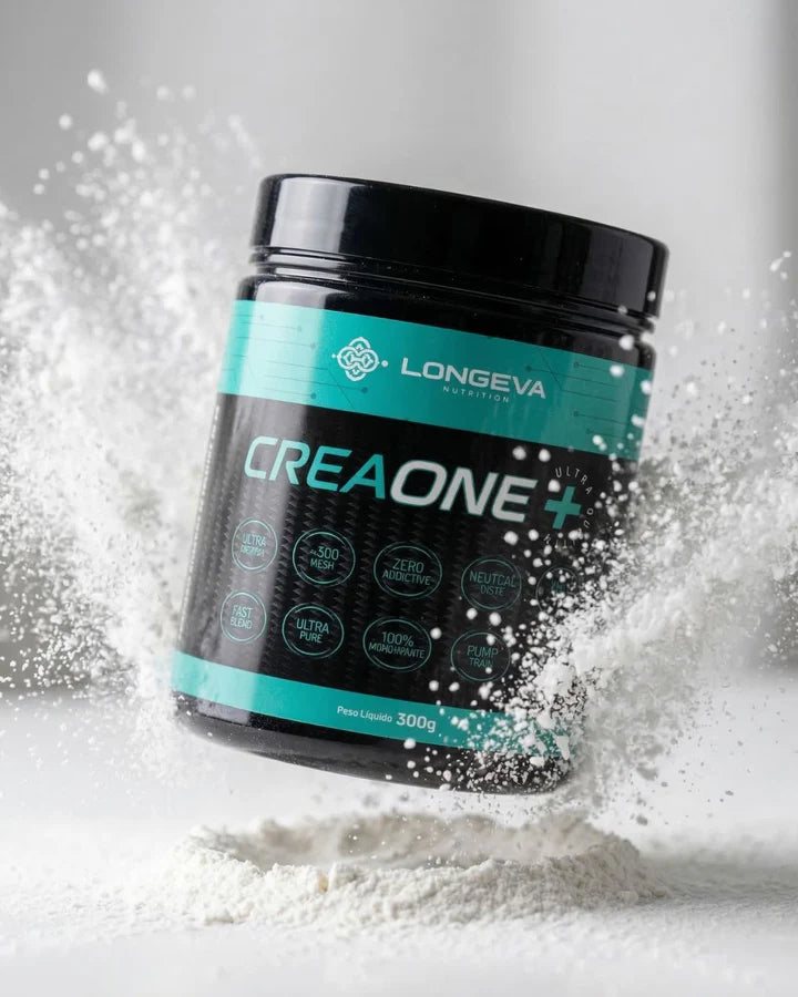 LONGEVA | Creatina Monohidratada e Micronizada CreaOne+ (300 Gramas)