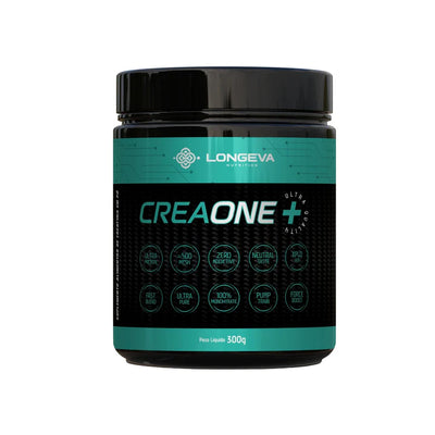 LONGEVA | Creatina Monohidratada e Micronizada CreaOne+ (300 Gramas)