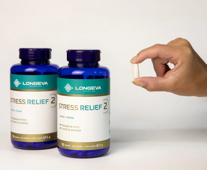 LONGEVA | Stress Relief - Controle do Stress e Ansiedade (90 Cápsulas)