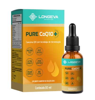 Pure Coq10 - Coenzima Q10 em gotas (30 ml)