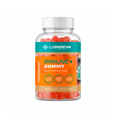 Immune Gummy com Própolis e Vitamina C Longeva (60 Gomas)