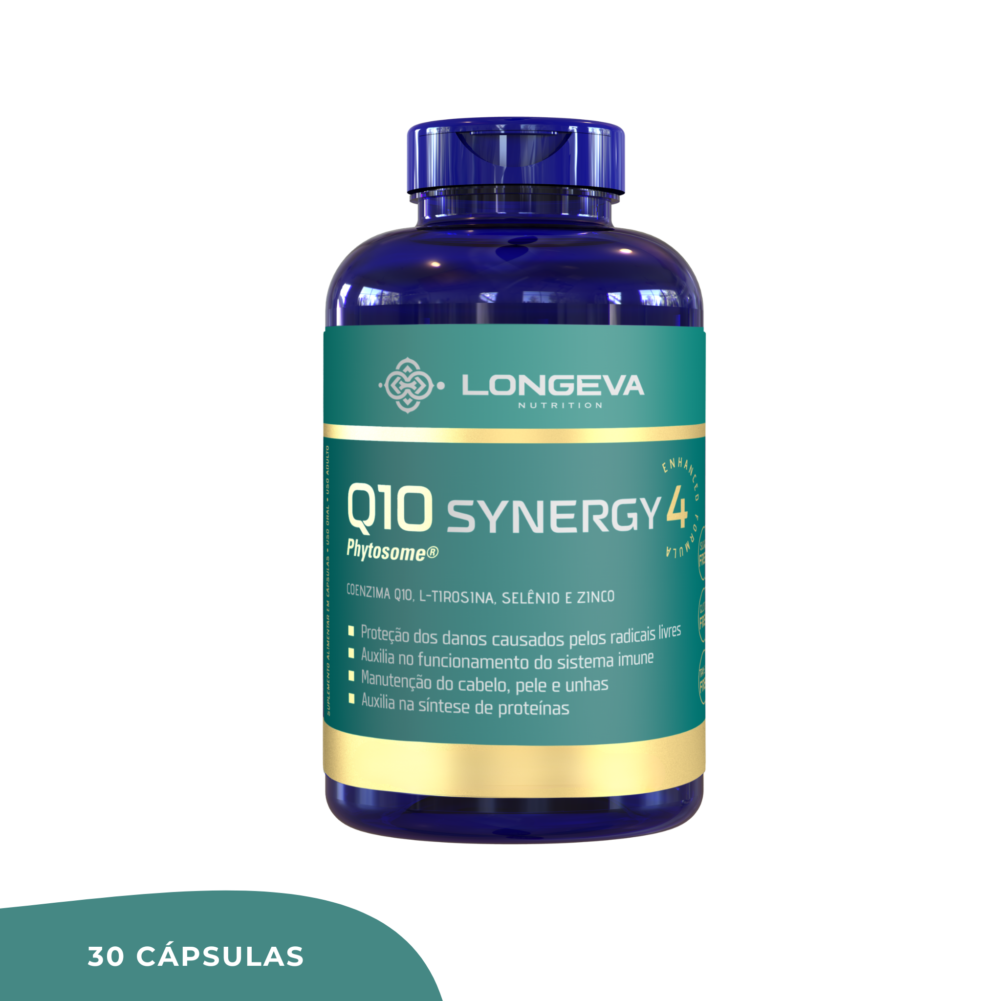 Q10 Synergy Phytosome - Booster Mitocondrial (30 Cápsulas)