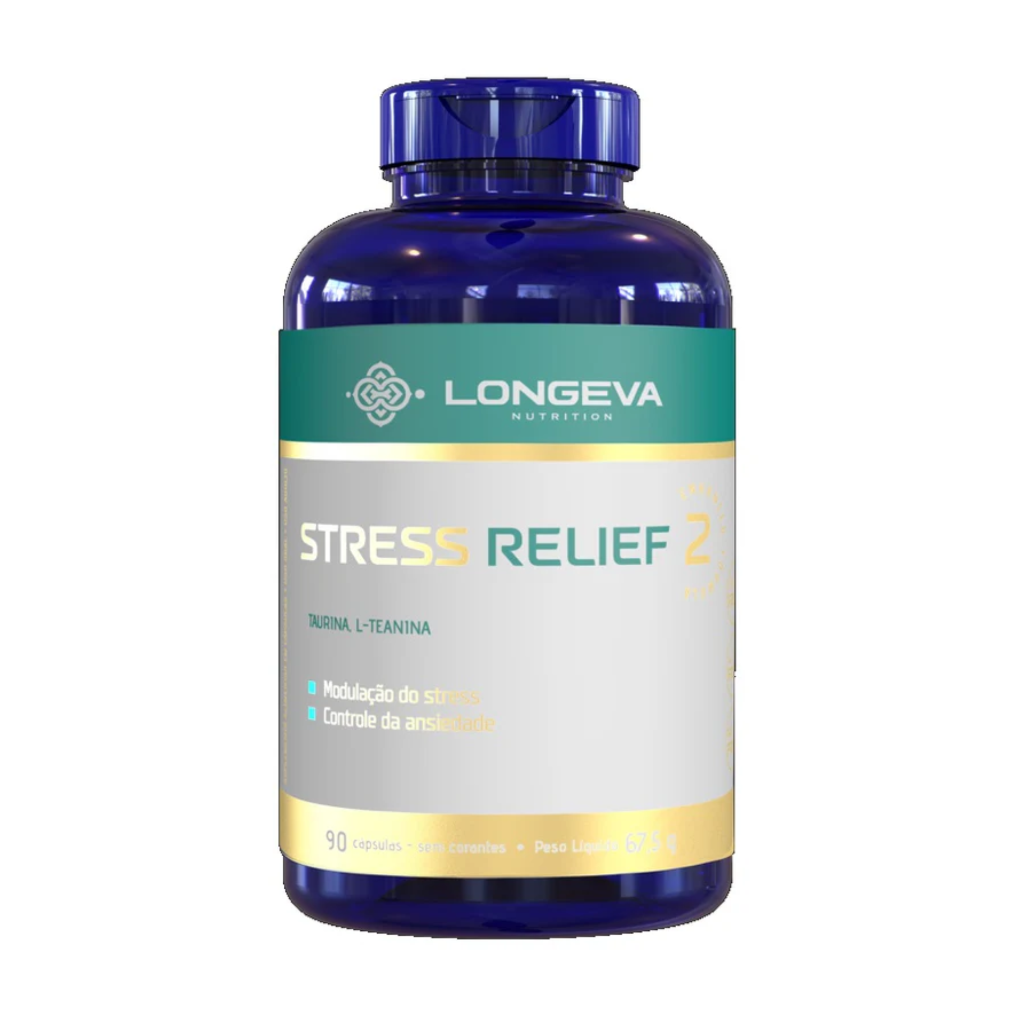 LONGEVA | Stress Relief - Controle do Stress e Ansiedade (90 Cápsulas)