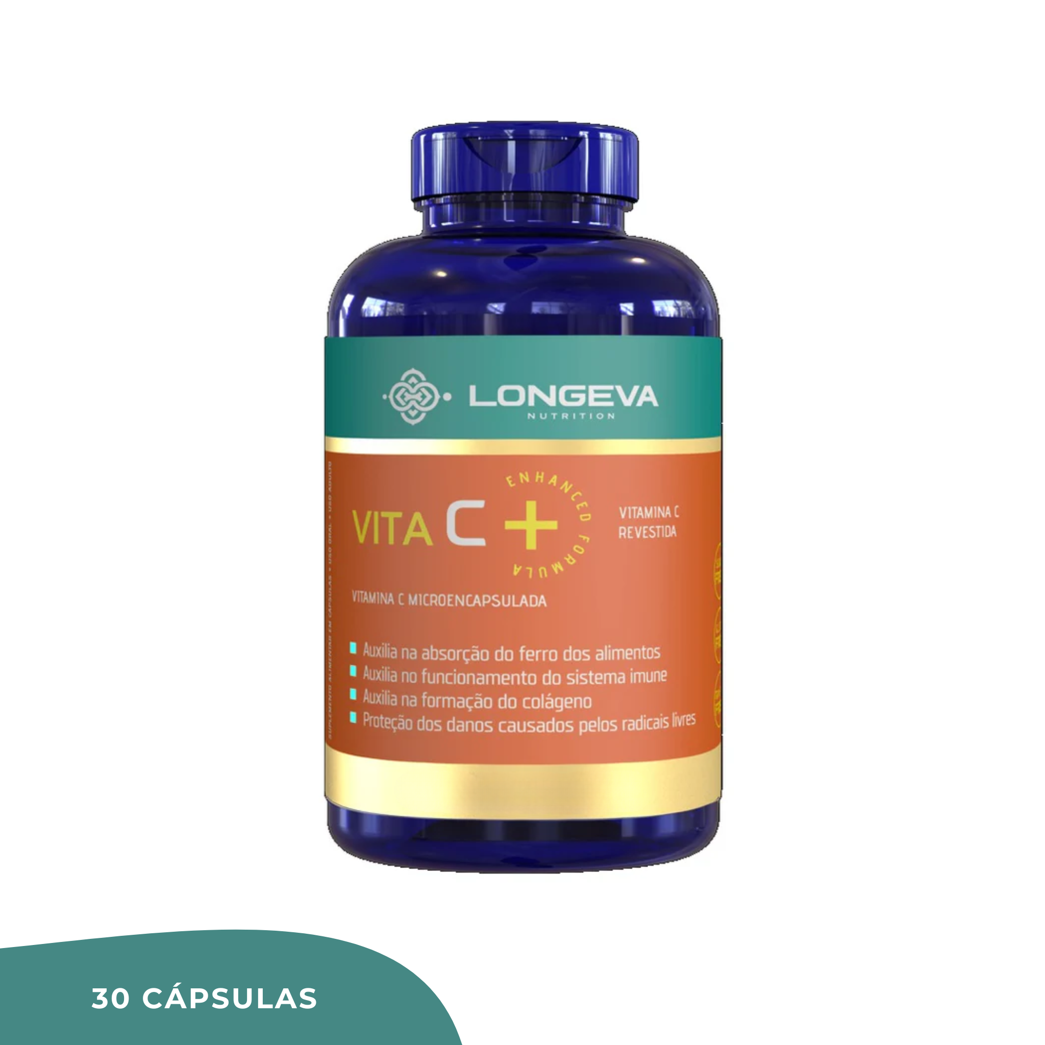 Vitamina C Micronizada e Revestida (30 Cápsulas)